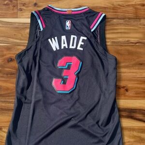 Nike #3 Dwayne Wade Miami Heat Jersey